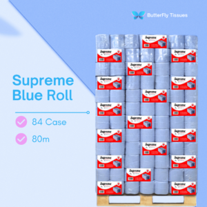 Supreme Blue Rolls 2-Ply | 80m | 84 Case